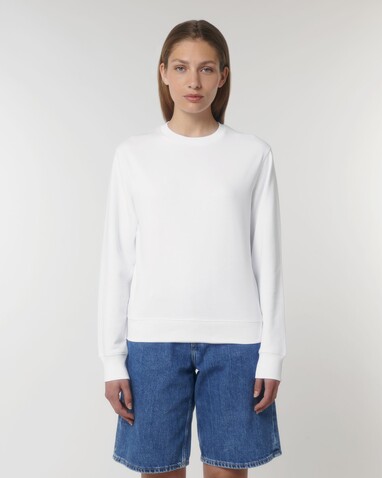 Matcher - Das Rundhals-Unisex-Sweatshirt aus French Terry - White - S bedrucken, Art.-Nr. STSU799C0011S
