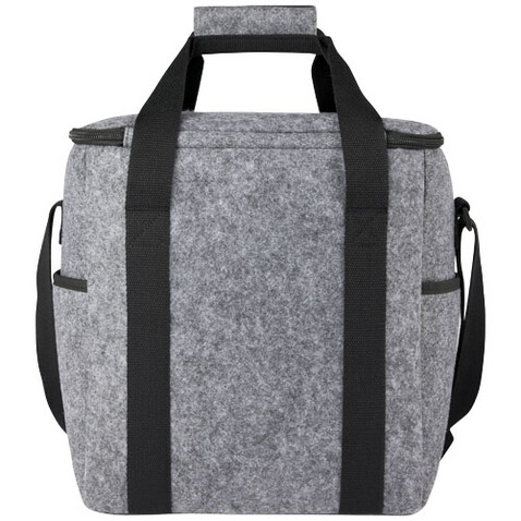 Felta Kühltasche aus GRS-recyceltem Filz 21 L, mittelgrau bedrucken, Art.-Nr. 12066782 Felta Kühltasche aus GRS-recyceltem Filz 21 L, mittelgrau bedrucken, Art.-Nr. 12066782