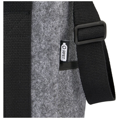 Felta Kühltasche aus GRS-recyceltem Filz 21 L, mittelgrau bedrucken, Art.-Nr. 12066782 Felta Kühltasche aus GRS-recyceltem Filz 21 L, mittelgrau bedrucken, Art.-Nr. 12066782
