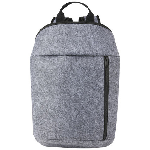Felta Kühlrucksack aus GRS-recyceltem Filz 7 L, mittelgrau bedrucken, Art.-Nr. 21074282 Felta Kühlrucksack aus GRS-recyceltem Filz 7 L, mittelgrau bedrucken, Art.-Nr. 21074282