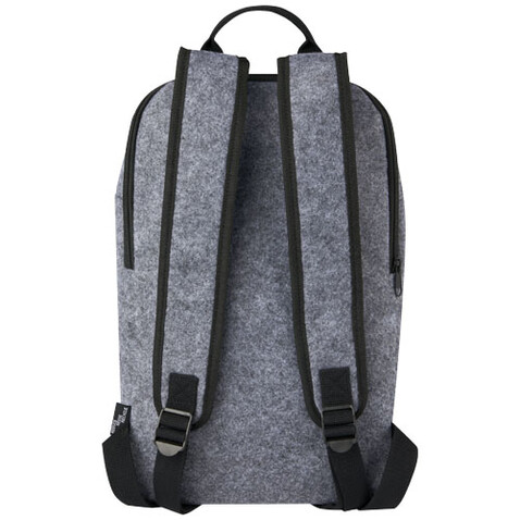 Felta Kühlrucksack aus GRS-recyceltem Filz 7 L, mittelgrau bedrucken, Art.-Nr. 21074282 Felta Kühlrucksack aus GRS-recyceltem Filz 7 L, mittelgrau bedrucken, Art.-Nr. 21074282