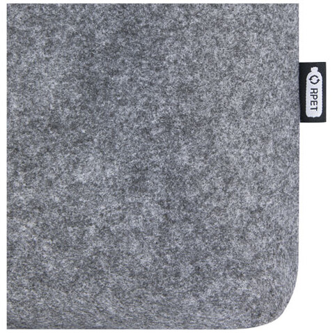 Felta Kühltragetasche aus GRS-recyceltem Filz 12 L, mittelgrau bedrucken, Art.-Nr. 21074382 Felta Kühltragetasche aus GRS-recyceltem Filz 12 L, mittelgrau bedrucken, Art.-Nr. 21074382