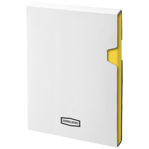 Classic A5 Hard Cover Notizbuch, gelb bedrucken, Art.-Nr. 10618111 Classic A5 Hard Cover Notizbuch, gelb bedrucken, Art.-Nr. 10618111