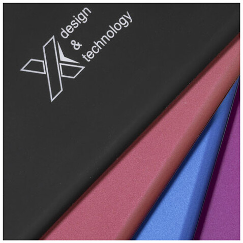SCX.design P15 5000 mAh Powerbank mit Leuchtlogo, Mid red bedrucken, Art.-Nr. 2PX01621