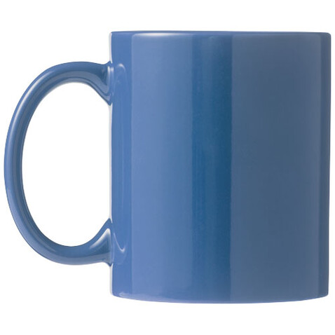 Santos 330 ml Keramiktasse, blau bedrucken, Art.-Nr. 10037801 Santos 330 ml Keramiktasse, blau bedrucken, Art.-Nr. 10037801