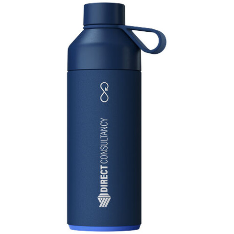 Big Ocean Bottle 1 L vakuumisolierte Flasche, Ocean Blue2 bedrucken, Art.-Nr. 10075351