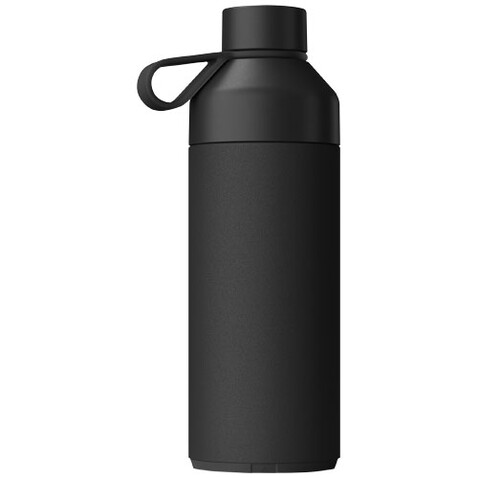 Big Ocean Bottle 1 L vakuumisolierte Flasche, Obsidian Black bedrucken, Art.-Nr. 10075390