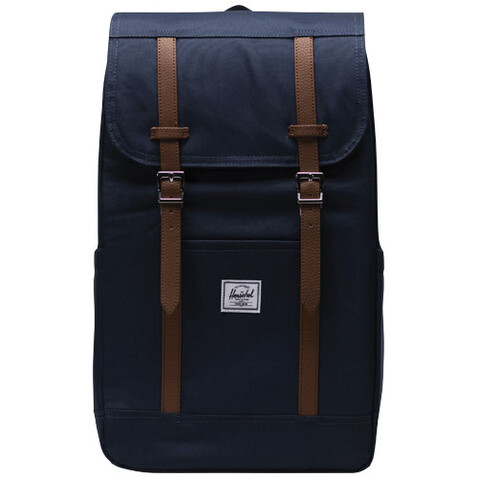 Herschel Retreat™ recycelter Laptop-Rucksack 23 L, navy bedrucken, Art.-Nr. 12069155