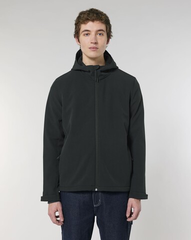 Stanley Discoverer - Die Herren-Softshelljacke mit Kapuze - Black - 4XL bedrucken, Art.-Nr. STJM158C0024X Stanley Discoverer - Die Herren-Softshelljacke mit Kapuze - Black - 4XL bedrucken, Art.-Nr. STJM158C0024X