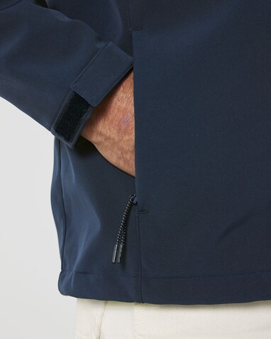 Stanley Discoverer - Die Herren-Softshelljacke mit Kapuze - French Navy - 5XL bedrucken, Art.-Nr. STJM158C7275X Stanley Discoverer - Die Herren-Softshelljacke mit Kapuze - French Navy - 5XL bedrucken, Art.-Nr. STJM158C7275X