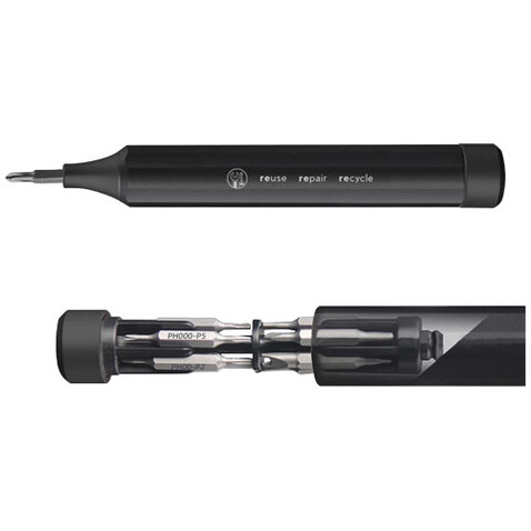 SCX.design T18 All-in-One Schraubendreher-Set, 10-teilig, schwarz bedrucken, Art.-Nr. 1PX12290 SCX.design T18 All-in-One Schraubendreher-Set, 10-teilig, schwarz bedrucken, Art.-Nr. 1PX12290