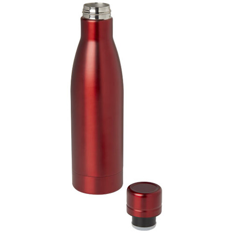 Vasa RCS-zertifizierte Kupfer-Vakuum Isolierflasche aus recyceltem Edelstahl, 500 ml, rot bedrucken, Art.-Nr. 10073621 Vasa RCS-zertifizierte Kupfer-Vakuum Isolierflasche aus recyceltem Edelstahl, 500 ml, rot bedrucken, Art.-Nr. 10073621