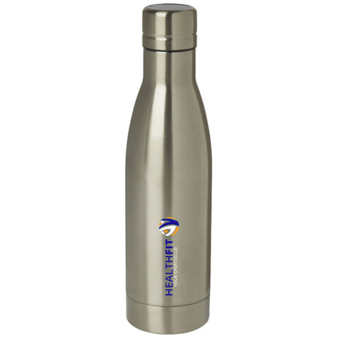 Vasa RCS-zertifizierte Kupfer-Vakuum Isolierflasche aus recyceltem Edelstahl, 500 ml, Titan bedrucken, Art.-Nr. 10073682 Vasa RCS-zertifizierte Kupfer-Vakuum Isolierflasche aus recyceltem Edelstahl, 500 ml, Titan bedrucken, Art.-Nr. 10073682