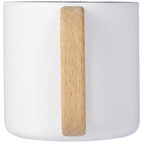 Bjorn RCS-zertifizierter Becher aus recyceltem Edelstahl mit Kupfer-Vakuumisolierung, 360 ml, weiss bedrucken, Art.-Nr. 10074001 Bjorn RCS-zertifizierter Becher aus recyceltem Edelstahl mit Kupfer-Vakuumisolierung, 360 ml, weiss bedrucken, Art.-Nr. 10074001