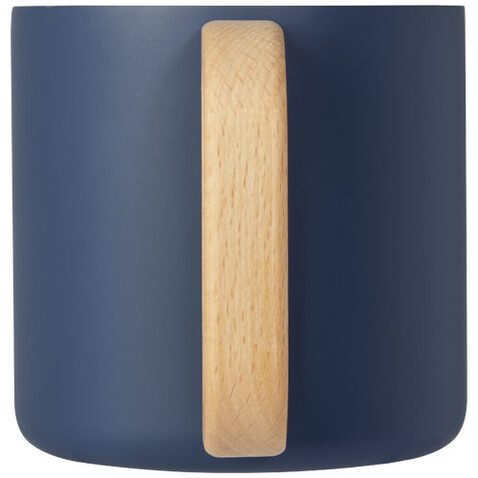Bjorn RCS-zertifizierter Becher aus recyceltem Edelstahl mit Kupfer-Vakuumisolierung, 360 ml, dunkelblau bedrucken, Art.-Nr. 10074055 Bjorn RCS-zertifizierter Becher aus recyceltem Edelstahl mit Kupfer-Vakuumisolierung, 360 ml, dunkelblau bedrucken, Art.-Nr. 10074055