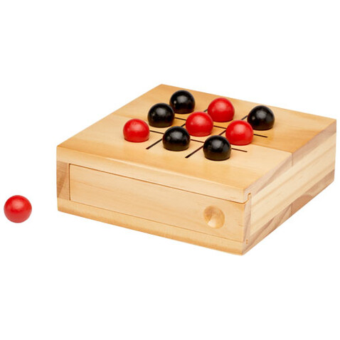 Strobus Tic-Tac-Toe Spiel aus Holz, natur bedrucken, Art.-Nr. 10456406 Strobus Tic-Tac-Toe Spiel aus Holz, natur bedrucken, Art.-Nr. 10456406