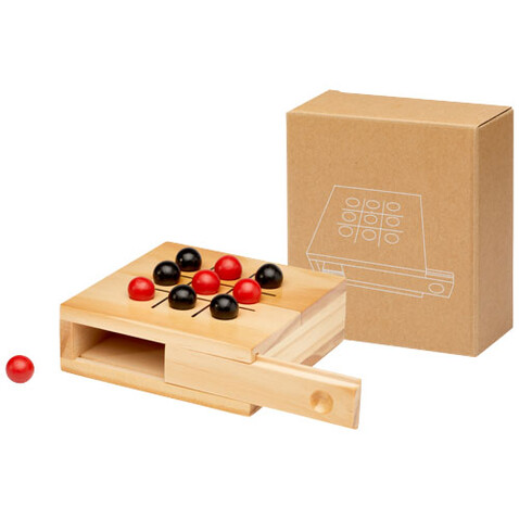 Strobus Tic-Tac-Toe Spiel aus Holz, natur bedrucken, Art.-Nr. 10456406 Strobus Tic-Tac-Toe Spiel aus Holz, natur bedrucken, Art.-Nr. 10456406