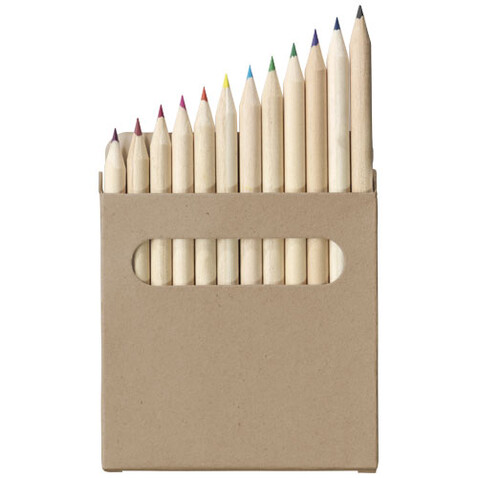 Artemaa Buntstift Malset, 12-teilig, natural bedrucken, Art.-Nr. 10783106