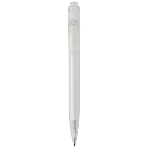 Thalaasa Kugelschreiber aus Ozean Plastik (schwarze Mine), weiss bedrucken, Art.-Nr. 10783501 Thalaasa Kugelschreiber aus Ozean Plastik (schwarze Mine), weiss bedrucken, Art.-Nr. 10783501