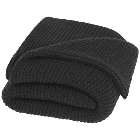 Suzy GRS Strickdecke, 150 x 120 cm, schwarz bedrucken, Art.-Nr. 11333690 Suzy GRS Strickdecke, 150 x 120 cm, schwarz bedrucken, Art.-Nr. 11333690