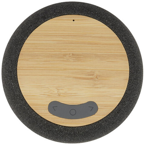 Ecofiber Bambus/RPET Bluetooth® Lautsprecher und kabelloses Ladepad, natur, grau bedrucken, Art.-Nr. 12431806 Ecofiber Bambus/RPET Bluetooth® Lautsprecher und kabelloses Ladepad, natur, grau bedrucken, Art.-Nr. 12431806