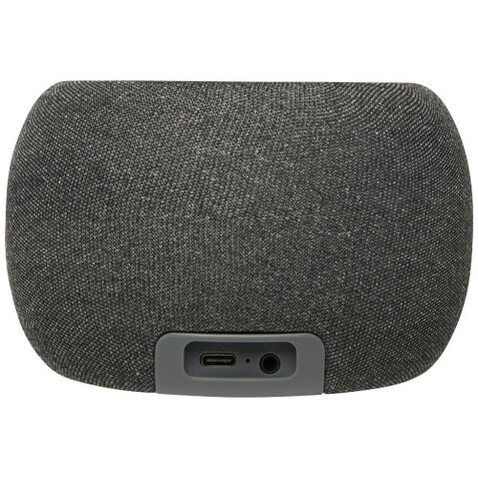 Ecofiber Bambus/RPET Bluetooth® Lautsprecher und kabelloses Ladepad, natur, grau bedrucken, Art.-Nr. 12431806 Ecofiber Bambus/RPET Bluetooth® Lautsprecher und kabelloses Ladepad, natur, grau bedrucken, Art.-Nr. 12431806