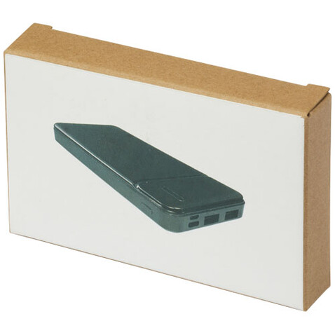 Loop 10.000 mAh Powerbank aus recyceltem Kunststoff, schwarz bedrucken, Art.-Nr. 12432190 Loop 10.000 mAh Powerbank aus recyceltem Kunststoff, schwarz bedrucken, Art.-Nr. 12432190