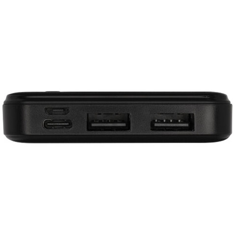 Loop 10.000 mAh Powerbank aus recyceltem Kunststoff, schwarz bedrucken, Art.-Nr. 12432190 Loop 10.000 mAh Powerbank aus recyceltem Kunststoff, schwarz bedrucken, Art.-Nr. 12432190