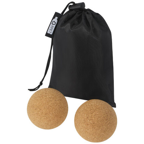 Trikona Kork Yoga Ball 2er Set, natural bedrucken, Art.-Nr. 12703406 Trikona Kork Yoga Ball 2er Set, natural bedrucken, Art.-Nr. 12703406