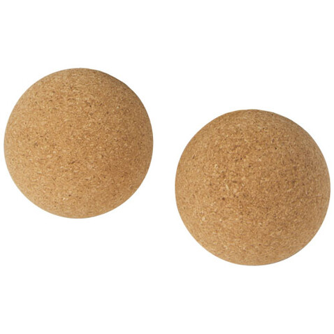 Trikona Kork Yoga Ball 2er Set, natural bedrucken, Art.-Nr. 12703406 Trikona Kork Yoga Ball 2er Set, natural bedrucken, Art.-Nr. 12703406