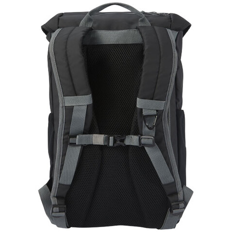 Aqua 15,6" GRS recycelter wasserabweisender Laptop-Rucksack 23 L, schwarz bedrucken, Art.-Nr. 13004490 Aqua 15,6" GRS recycelter wasserabweisender Laptop-Rucksack 23 L, schwarz bedrucken, Art.-Nr. 13004490