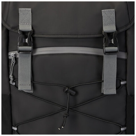 Aqua 15,6" GRS recycelter wasserabweisender Laptop-Rucksack 23 L, schwarz bedrucken, Art.-Nr. 13004490 Aqua 15,6" GRS recycelter wasserabweisender Laptop-Rucksack 23 L, schwarz bedrucken, Art.-Nr. 13004490