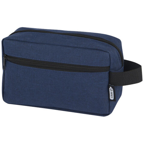 Ross GRS RPET Kulturbeutel, 1,5 l, heather navy bedrucken, Art.-Nr. 13004755 Ross GRS RPET Kulturbeutel, 1,5 l, heather navy bedrucken, Art.-Nr. 13004755