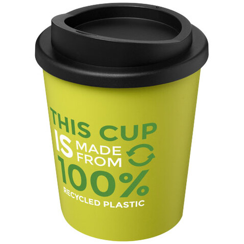 Americano® Espresso 250 ml recycelter Isolierbecher, limone, schwarz bedrucken, Art.-Nr. 21045263 Americano® Espresso 250 ml recycelter Isolierbecher, limone, schwarz bedrucken, Art.-Nr. 21045263