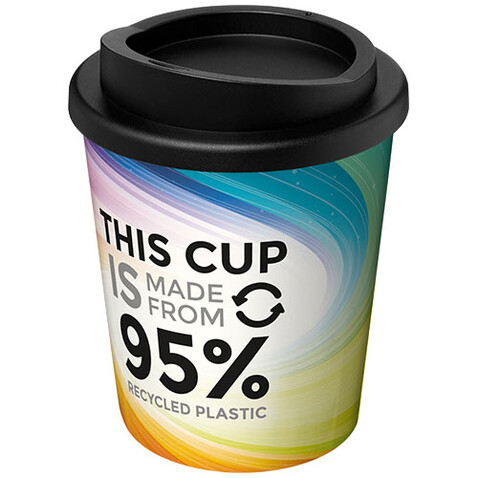 Brite-Americano® Espresso Recycled Isolierbecher, 250 ml, weiss, schwarz bedrucken, Art.-Nr. 21049401 Brite-Americano® Espresso Recycled Isolierbecher, 250 ml, weiss, schwarz bedrucken, Art.-Nr. 21049401