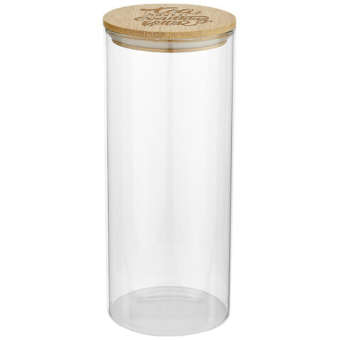 Boley 940 ml Glasbehälter für Lebensmittel, natural, transparent bedrucken, Art.-Nr. 11334106 Boley 940 ml Glasbehälter für Lebensmittel, natural, transparent bedrucken, Art.-Nr. 11334106