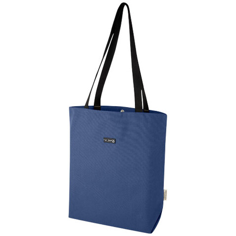 Joey vielseitige Tragetasche aus GRS recyceltem Canvas 14 L, navy bedrucken, Art.-Nr. 13004255 Joey vielseitige Tragetasche aus GRS recyceltem Canvas 14 L, navy bedrucken, Art.-Nr. 13004255