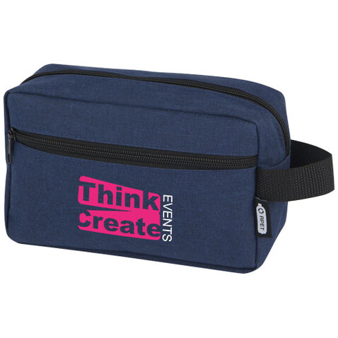 Ross GRS RPET Kulturbeutel, 1,5 l, heather navy bedrucken, Art.-Nr. 13004755 Ross GRS RPET Kulturbeutel, 1,5 l, heather navy bedrucken, Art.-Nr. 13004755