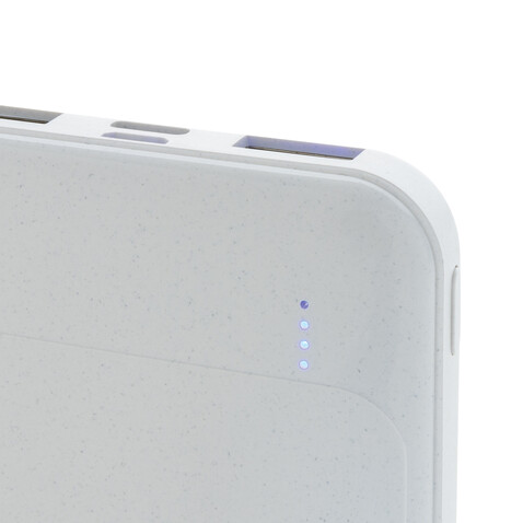 5.000mAh Powerbank aus RCS recyceltem Kunststoff weiß bedrucken, Art.-Nr. P322.613 5.000mAh Powerbank aus RCS recyceltem Kunststoff weiß bedrucken, Art.-Nr. P322.613