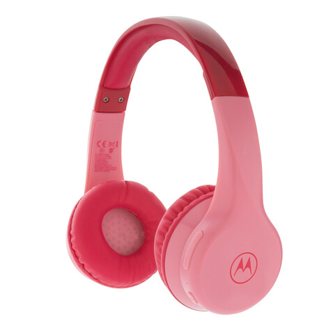 Motorola JR 300 kids wireless safety headphone rosa bedrucken, Art.-Nr. P329.554 Motorola JR 300 kids wireless safety headphone rosa bedrucken, Art.-Nr. P329.554