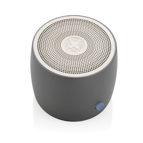 Swiss Peak 3W Basslautsprecher aus RCS recyceltem Aluminium grau bedrucken, Art.-Nr. P331.002 Swiss Peak 3W Basslautsprecher aus RCS recyceltem Aluminium grau bedrucken, Art.-Nr. P331.002