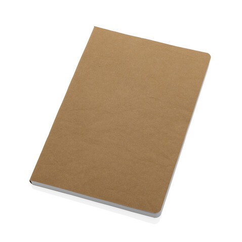 Salton Luxus Kraftpapier Notizbuch A5 braun bedrucken, Art.-Nr. P774.489