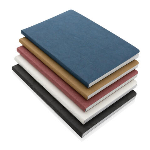 Salton Luxus Kraftpapier Notizbuch A5 braun bedrucken, Art.-Nr. P774.489