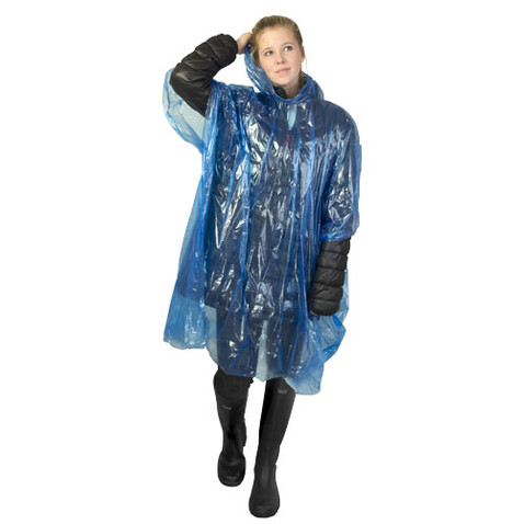 Mayan Regenponcho mit Aufbewahrungstasche aus recyceltem Kunststoff, royalblau bedrucken, Art.-Nr. 10941753 Mayan Regenponcho mit Aufbewahrungstasche aus recyceltem Kunststoff, royalblau bedrucken, Art.-Nr. 10941753