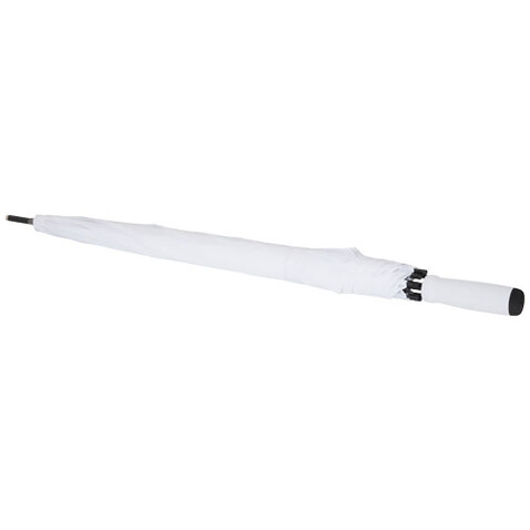 Niel 23" Automatikregenschirm aus recyceltem PET, weiss bedrucken, Art.-Nr. 10941801