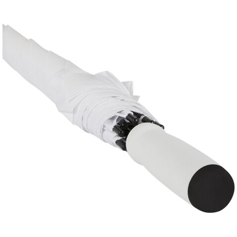 Niel 23" Automatikregenschirm aus recyceltem PET, weiss bedrucken, Art.-Nr. 10941801