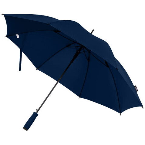 Niel 23" Automatikregenschirm aus recyceltem PET, navy bedrucken, Art.-Nr. 10941855 Niel 23" Automatikregenschirm aus recyceltem PET, navy bedrucken, Art.-Nr. 10941855