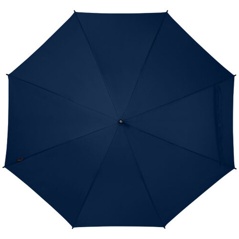 Niel 23" Automatikregenschirm aus recyceltem PET, navy bedrucken, Art.-Nr. 10941855 Niel 23" Automatikregenschirm aus recyceltem PET, navy bedrucken, Art.-Nr. 10941855