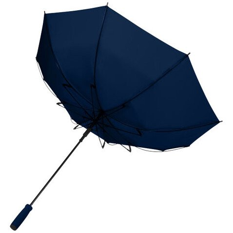 Niel 23" Automatikregenschirm aus recyceltem PET, navy bedrucken, Art.-Nr. 10941855 Niel 23" Automatikregenschirm aus recyceltem PET, navy bedrucken, Art.-Nr. 10941855