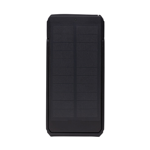 Skywave 10000mAh Solarpowerbank aus RCS recycelt. Kunststoff schwarz bedrucken, Art.-Nr. P322.341 Skywave 10000mAh Solarpowerbank aus RCS recycelt. Kunststoff schwarz bedrucken, Art.-Nr. P322.341